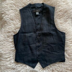 Banana Republic Midnight Black Vest